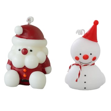 *AMARA 聖誕系列 香氛蠟燭-聖誕老人/聖誕雪人