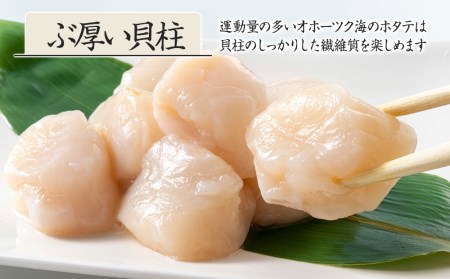 ほたて 大粒 貝柱 冷凍 1kg(41粒〜50粒前後)×2パック お取り寄せ 刺身  《横田水産》