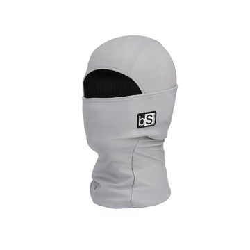 BlackStrap Kids Exp Hood Balaclava 童素色雙層保暖多功能頭套 【Ash/淺灰】