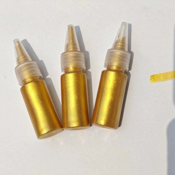 ✨新北GO購✨臺灣出貨✨金墨汁液寫對聯小楷抄心經專用金墨汁毛筆金色墨水高濃亮金粉墨汁