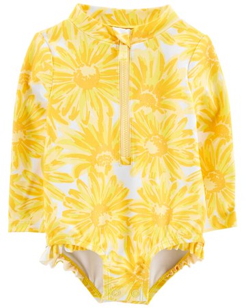 Baby Sunflower 1-Piece Rashguard