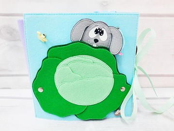 Hare's Journey Quiet Book，兒童教育平板電腦 Montessory 玩具