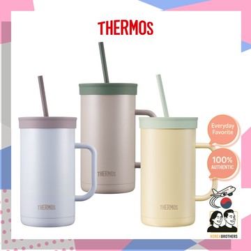 Thermos / 雙用吸管保溫杯 1000ml / 三色可選