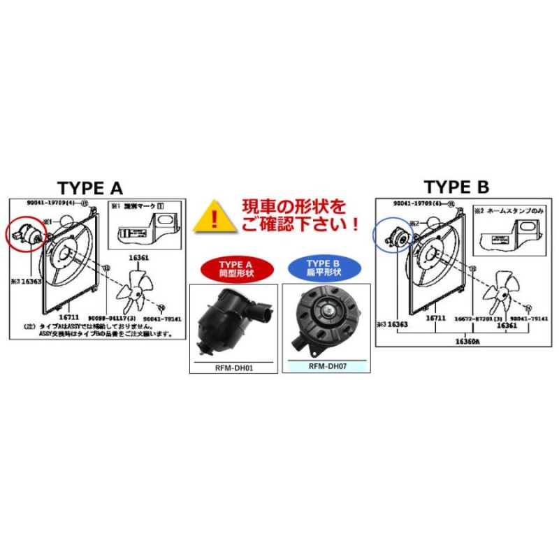 INK ラジエターファンモーター RFM-DH01 通販 LINEポイント最大0.5%GET