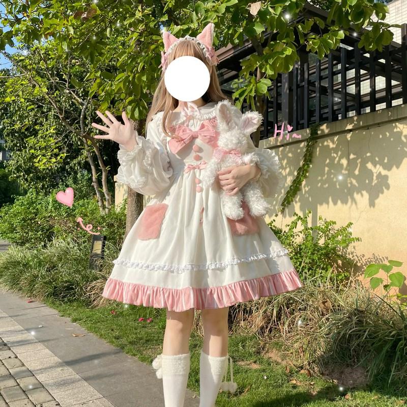 売れ筋がひ新作！ 冬の星 ロリータ ワンピース 可愛い 日常 op tdh
