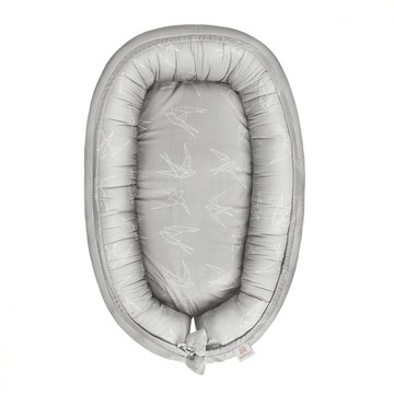 【安琪兒婦嬰百貨】波蘭 Maylily 竹纖雪柔雙面睡窩-幾何飛燕