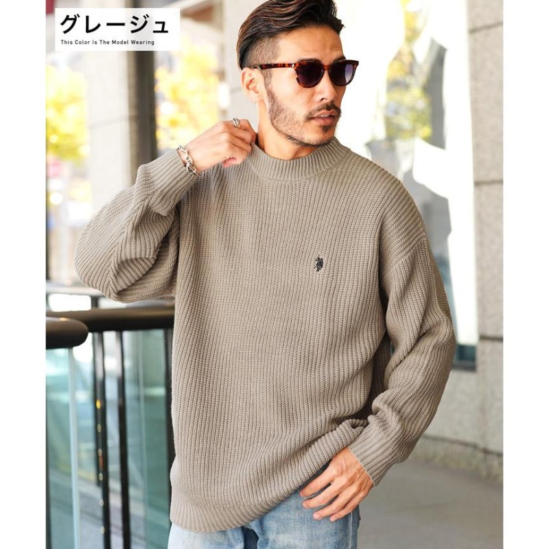 US.POLO ASSN. ユーエスポロアッスン ニットセーター メンズ トップス