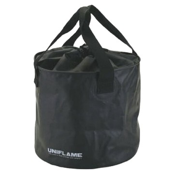 UNIFLAME 收納水桶 防水帆布 11L  黑色  1個