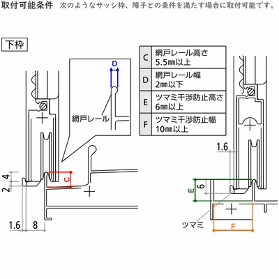 YKKAPオーダー網戸 引き違い窓用 2枚建用：[幅198〜200ミリ×高184〜300