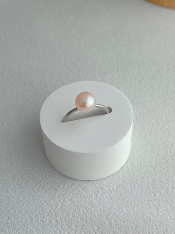 日常淡水珍珠925銀可調校戒指