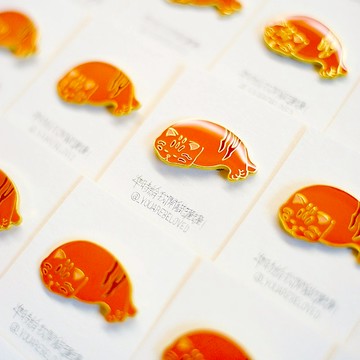 蝦肉貓 喵喵襟章