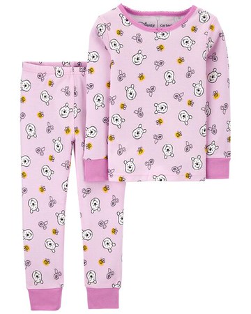 Toddler 2-Piece Winnie The Pooh 100% Snug Fit Cotton PJs