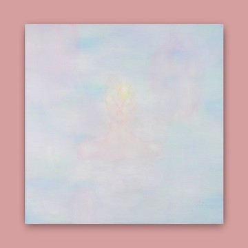 在這用靈魂呼吸著 / 100 x 100 公分 / 壓克力彩 畫作 / 2015年繪