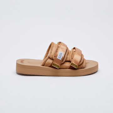 SUICOKE MOTO-VHL OG-056VHL 駝色 毛絨 黃金大底 魔鬼氈 拖鞋【SK21056VHLCA