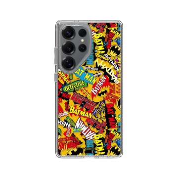 Galaxy S25 Ultra Clear 透明 - Batman 蝙蝠俠 - Logo貼紙款