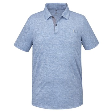 男循環酷涼節能抑菌短袖POLO衫(A1PS2507MC麻花軍藍/涼感透氣/抑菌抗臭/快乾排汗/抗紫外線)