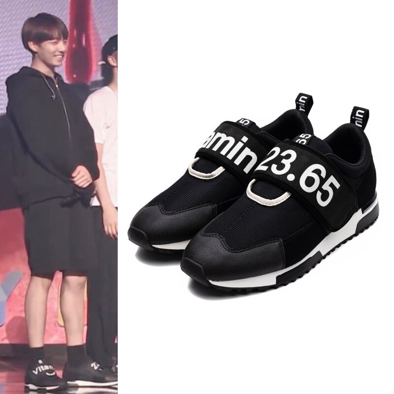 btsジョングク着用 VITAMIN SHOES BLACK | LINEショッピング