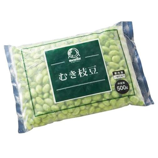 業務用 冷凍 神栄 むき枝豆 500g 野菜 エダマメ 枝豆