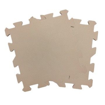 【PMU必美優】莫蘭迪素色巧拼地墊54片組(約1.5坪) 燕麥棕色(免費運送至1樓)