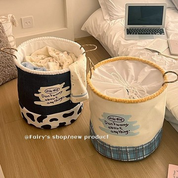 掃貨趁現在 髒衣簍 洗衣籃 透氣髒衣籃 收納籃 衣服收納筐 高顏值可摺疊髒衣簍家用宿舍衣服雜物收納筐浴室大容量手提洗衣籃