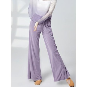 2025新款舞蹈褲女成人練功褲直筒闊腿褲古典形體服現代舞高腰長褲