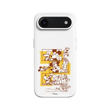 iPhone Air SolidX 白 - 迪士尼-米奇 Mickey - 朋友們的三連拍