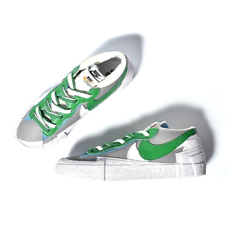 NIKE × SACAI BLAZER LOW GREEN × GRAY ナイキ ブレーザー ロー