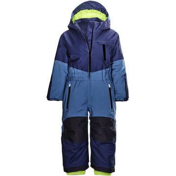 兒童玩雪連體服滑雪衣可加長冬季夾棉防風防水戶外保暖服防寒外套