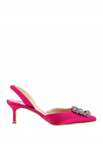 Manolo Blahnik - Hangisli Classic Sandals - Womens - Pink