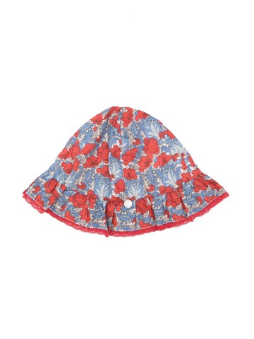 Tartine Et Chocolat - all-over floral-print hat - kids - Cotton - 42 - Red