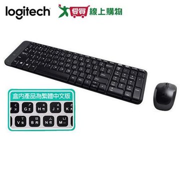 Logitech羅技 無線鍵盤滑鼠組合MK220【台灣公司貨】【愛買】