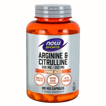 Arginine & Citrulline 120caps by Now Foods