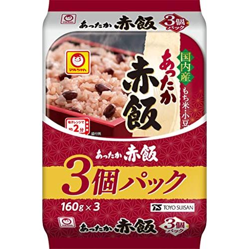 マルちゃん あったか赤飯 ３個パック 160g×3袋×8個