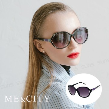 ME&CITY 時尚簡約太陽眼鏡 鏡腳精緻設計 抗UV400 (ME 1204 L01)