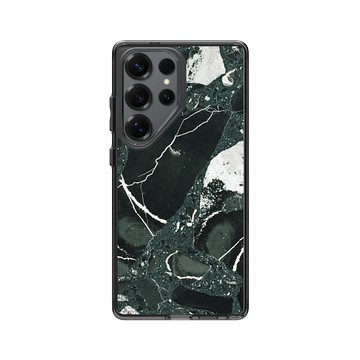 Galaxy S25 Ultra Clear 酷墨灰 - 石紋與渲染 / Marble & Dreamy Gradient - 夜闌