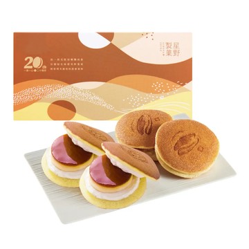 星野製菓 經典布丁銅鑼燒6入