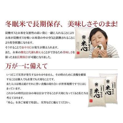 ふるさと納税 令和5年産 特別栽培米ゆめぴりか 5年保存個人用備蓄米『米心』20kg（約2ヶ月の備蓄） 北海道美唄市