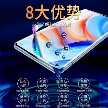 滿版高清貼 適用 OPPO Reno 8 5G 4 5 6 7 8 pro realme X50pro 水凝膜 保護膜