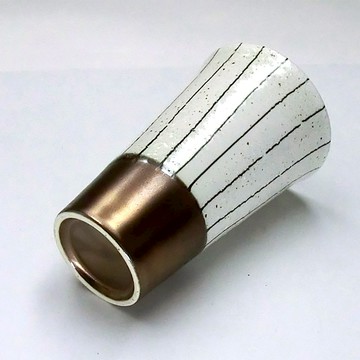 【免運/特惠】金彩十草-長型杯(白色)