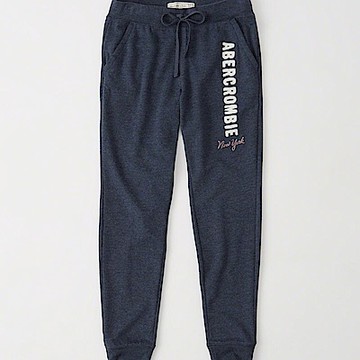 AF a&f Abercrombie & Fitch 長褲 藍色 1049
