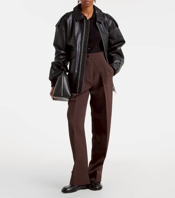 The Frankie Shop Solana wool, silk, and cashmere bodysuit