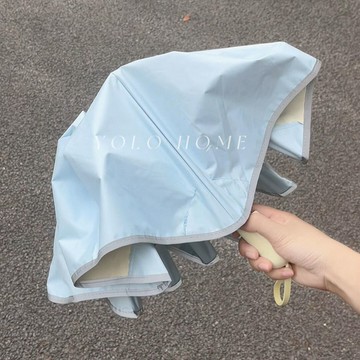 🚚臺灣出🚚新款節節收雨傘八骨升級晴雨兩用全自動加厚圓角防曬傘防曬學生
