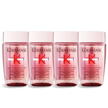 KERASTASE 卡詩 粉漾芯生髮浴-清爽型(80mlX4)-國際航空版