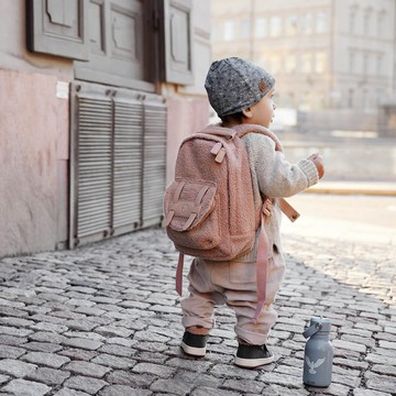 小童幼兒外出背包 BACKPACK MINI Pink Bouclé 粉色捲捲
