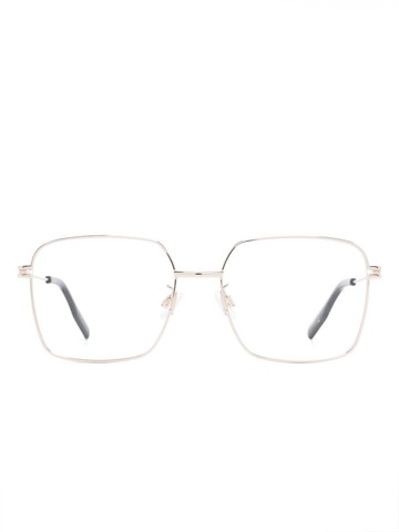MCQ - square-frame glasses - unisex - Metal - One Size - Gold