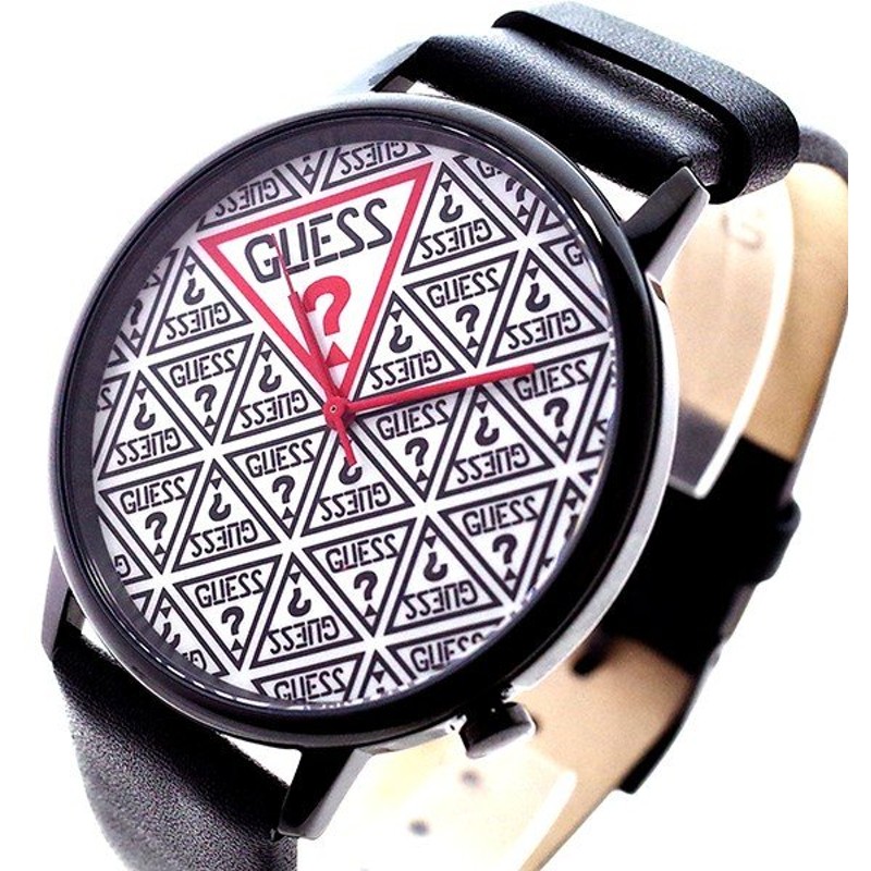 腕時計 ユニセックス ゲス Guess 腕時計 メンズ レディース V10m3 クォーツ ホワイト ブラック ステンレス ケース レザー ベルト 通販 Lineポイント最大0 5 Get Lineショッピング