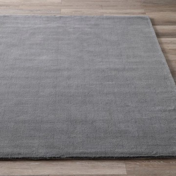 克萊歐手工編織羊毛地毯 80x150cm 礫灰