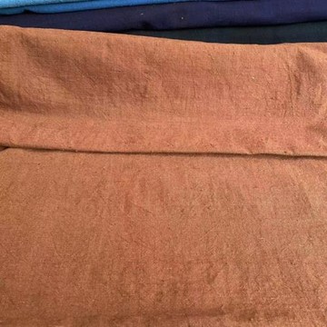 ☾民間珍藏版純棉素色手工土布手織布老粗布料深藍白色綠色上海
