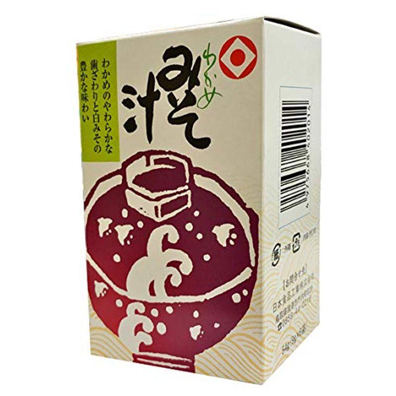 日本食品工業 わかめみそ汁 9g×6袋 ×10セット