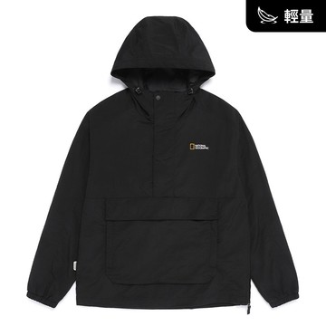 男女同款 ORCA 塔斯蘭連帽衝鋒外套 - 黑色